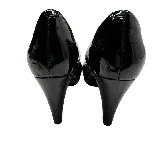 Clarks Brier Soft Cushion Black Patent Heels (8M) - Picture 4 of 10